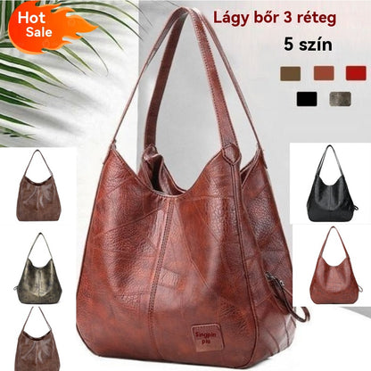 🏆👜2025 új valódi bőr válltáska, kézzel készített, divatos és sokoldalú