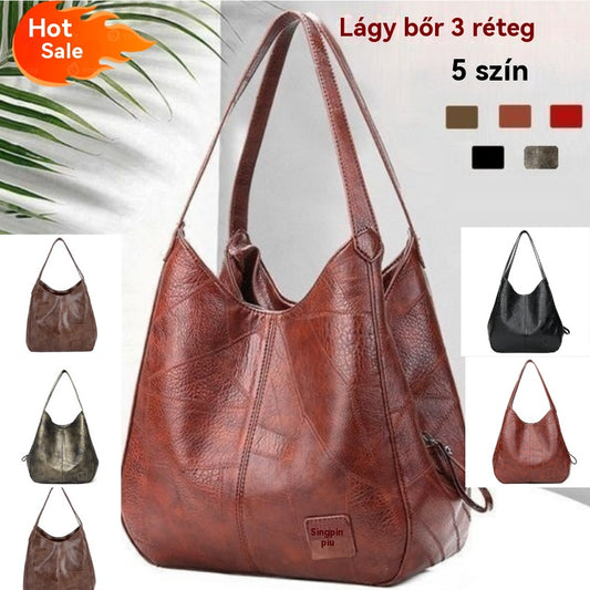 🏆👜2025 új valódi bőr válltáska, kézzel készített, divatos és sokoldalú