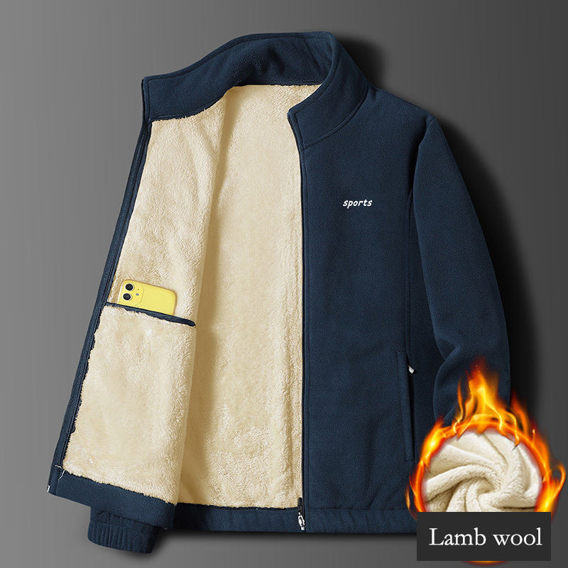 ⛄【M-5XL】Új férfi vastag báránybőr kabát őszi és téli viseletre