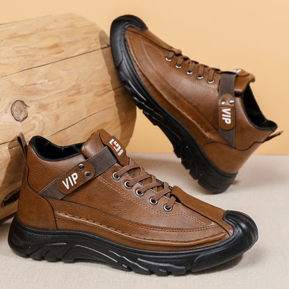 🔥【39-44】Nowe męskie śniegowce z ociepleniem ze skóry