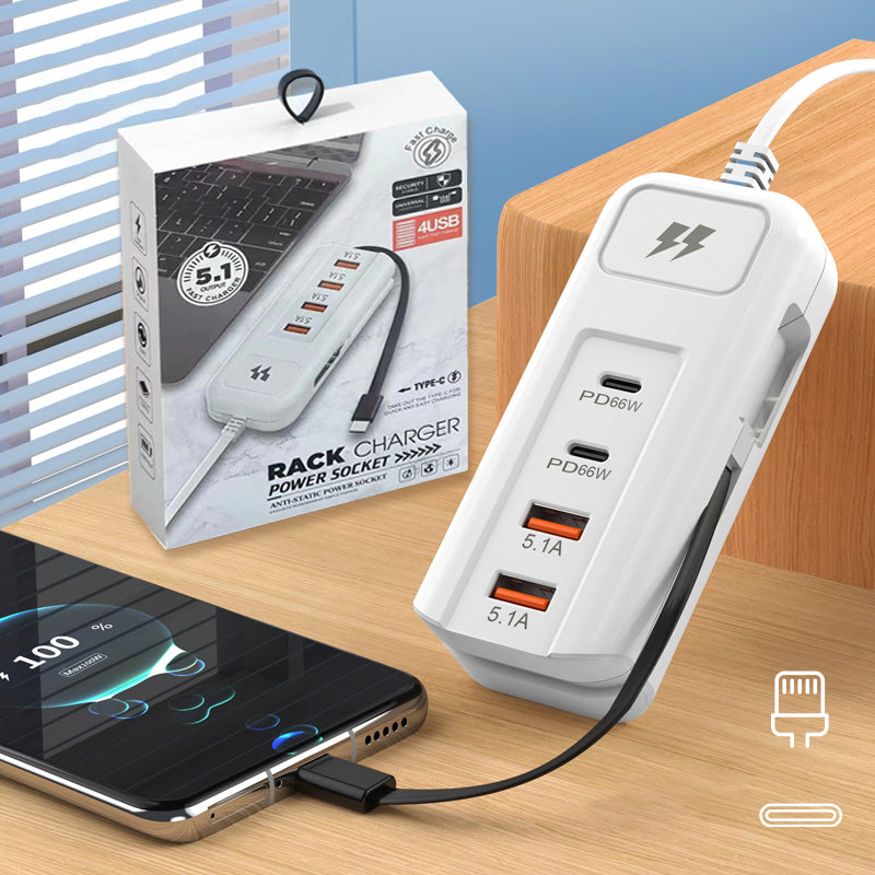 ⚡ USB hosszabbító kábel túlfeszültség-védelemmel | Karácsonyi akció – 50% kedvezmény | 4 portos Smart Hub, 30 perces gyorstöltés és túlfeszültség-védelem | Tartsd rendben az íróasztalod és az utazási eszközeidet 🎄✨