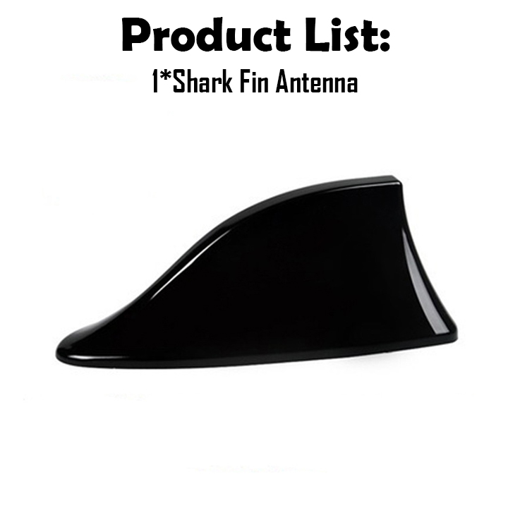 🚗 【Kup 1, a 1 otrzymasz gratis】🚗 Antena samochodowa w kształcie płetwy rekina z dekoracją, uniwersalna antena sygnału radiowego