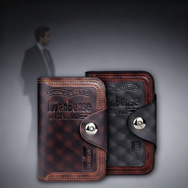 🔥😎【Kup 1, otrzymasz 1 gratis】Męski portfel o dużej pojemności - stylowy, praktyczny, dojrzały i elegancki styl biznesowy.