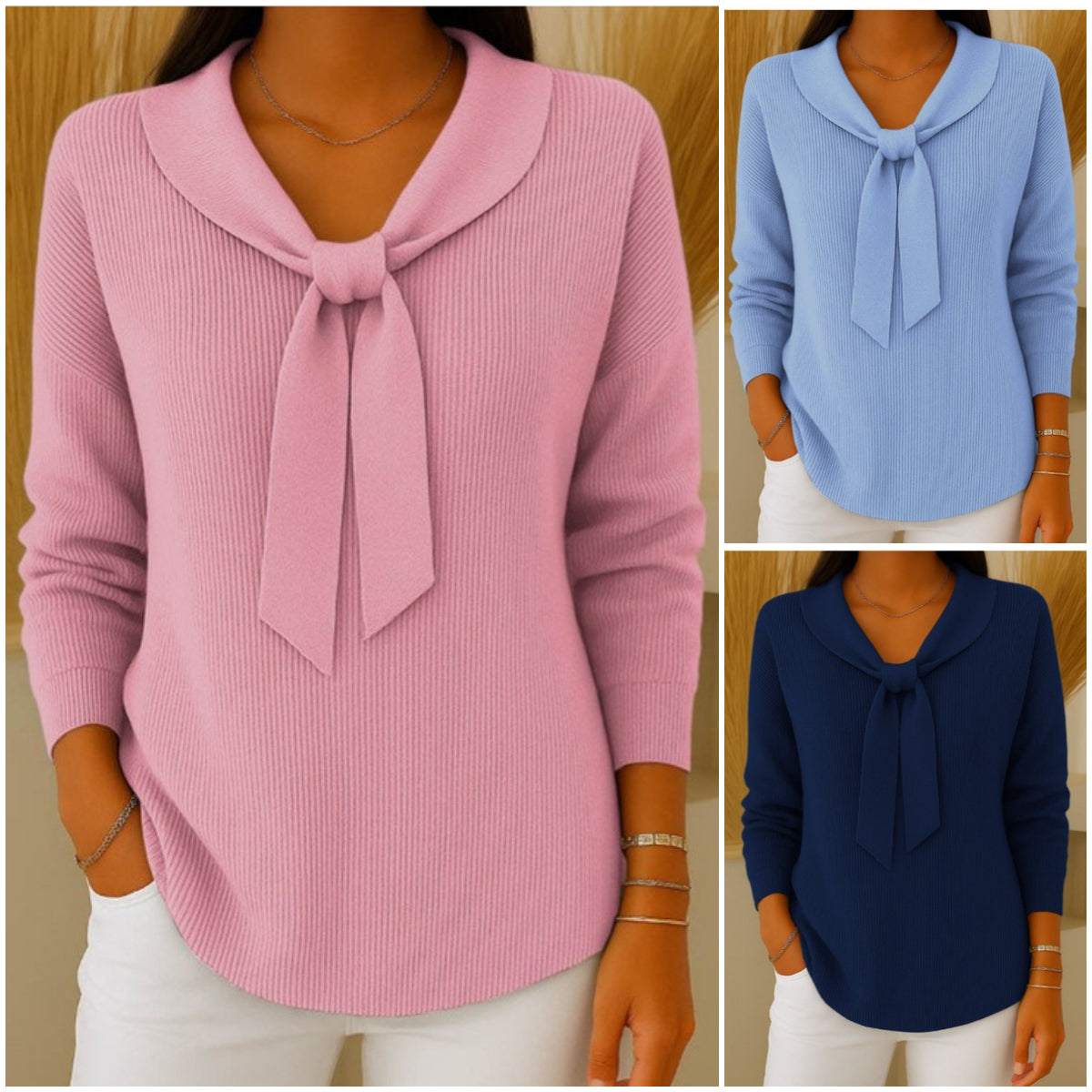 Ženski pulover z dolgimi rokavi (S-5XL), ohlapen in priložnosten,