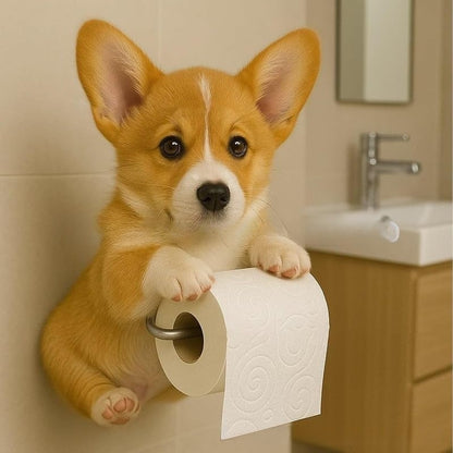 🐕Držalo za toaletni papir z motivom ljubkega kužka
