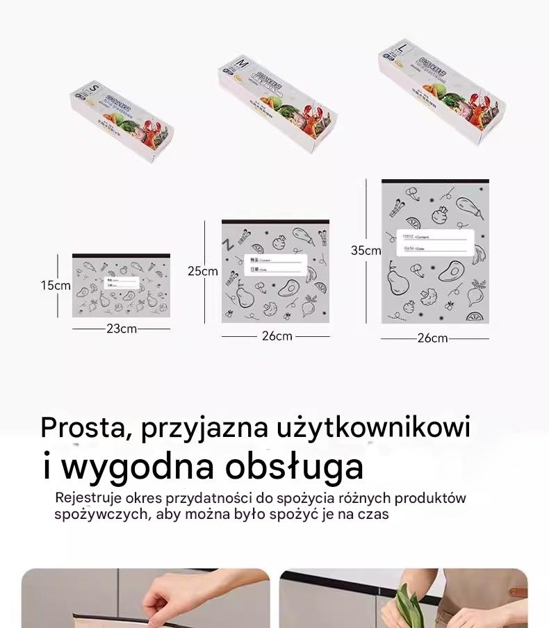 🔥🔥Łącznie 30 antybakteryjnych aluminiowych woreczków, bardzo łatwe w użyciu, do zachowania świeżości