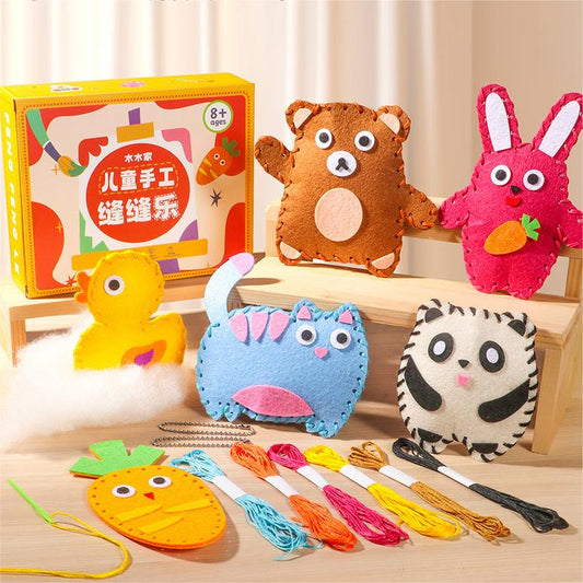 🧵Komplet za šivanje "naredi sam", ročno izdelan, primeren za otroke