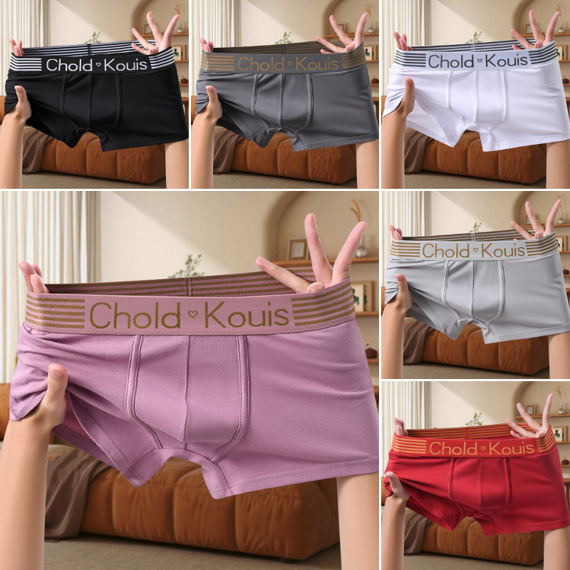 [6 darab] Puha és kényelmes férfi alsónemű tiszta pamutból (L–4XL)