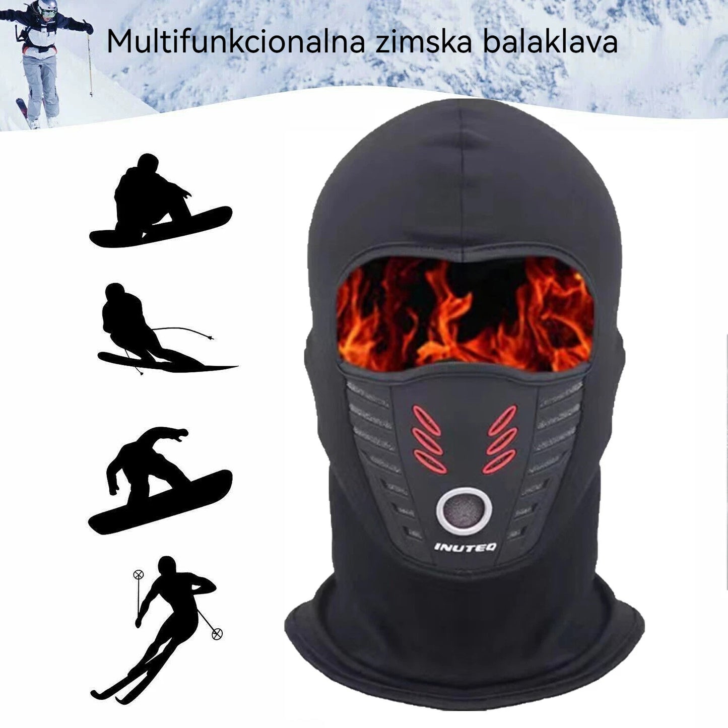 ☀️🔥【 Kupite 1 in dobite 1 brezplačno】 Polna obrazna maska, odporna na mraz, smučanje in jahanje, zimska, vetrovna in topla, unisex.
