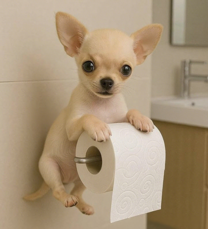 🐕Držalo za toaletni papir z motivom ljubkega kužka