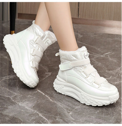 【Nowość 2026】【35-40】✨ Nowe damskie buty na platformie z futerkową podszewką