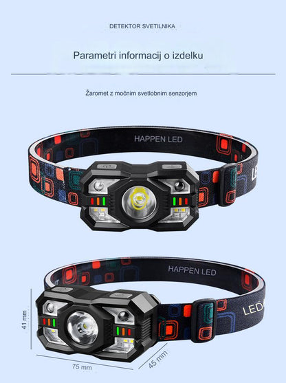 🌟🔥Smartna indukcijska luč z dolgo življenjsko dobo baterije Luč za nočni ribolov na prostem