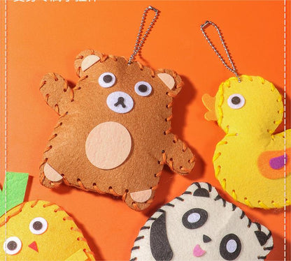 🧵Komplet za šivanje "naredi sam", ročno izdelan, primeren za otroke