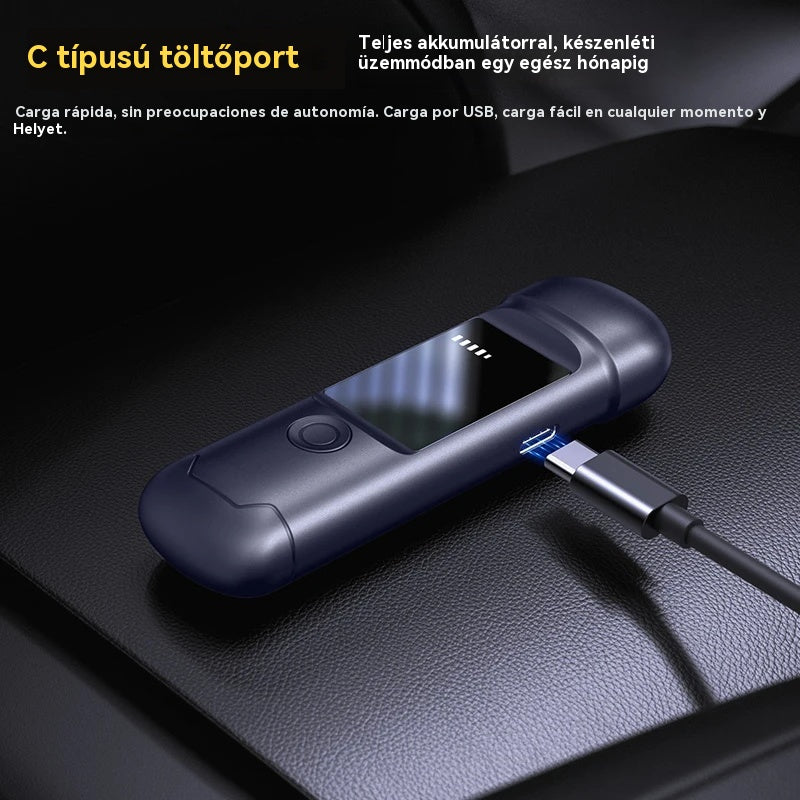 🍷 Hordozható, nagy pontosságú alkoholszint-mérő – Tudd meg a szinted vezetés előtt