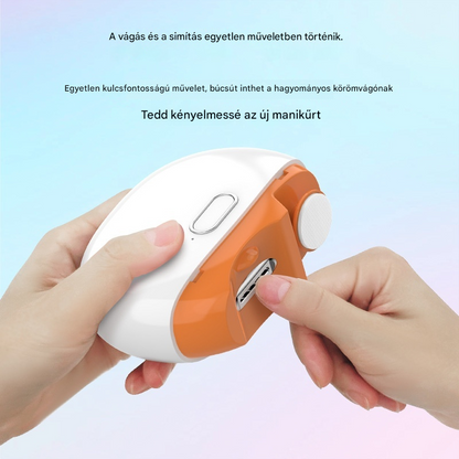 💅🌈 Multifunkcionális elektromos körömcsiszoló, elektromos körömvágó becsípődésgátlóval