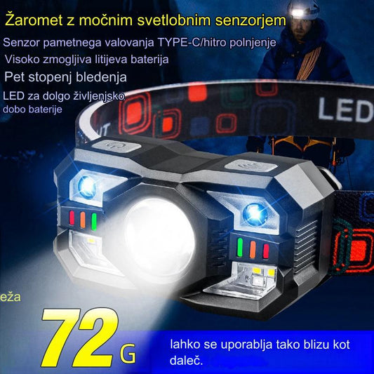 🌟🔥Smartna indukcijska luč z dolgo življenjsko dobo baterije Luč za nočni ribolov na prostem