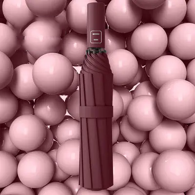 Nov popolnoma samodejni dežnik, izdelan na Japonskem, za dež in sonce