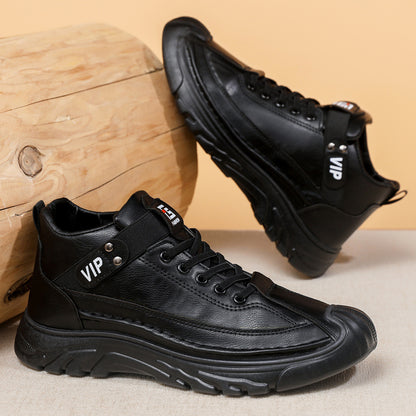 🔥【39-44】Nowe męskie śniegowce z ociepleniem ze skóry