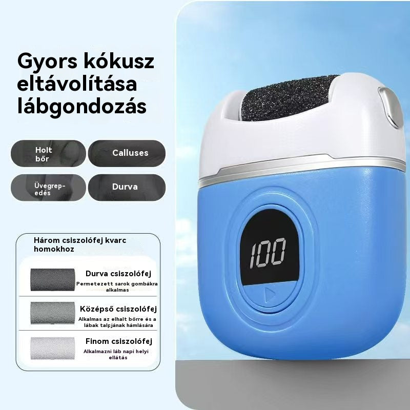 🦶🛁✨ Új elektrós lábcsiszoló, halott bőr eltávolítása a hasadékokból, pedikürhez szánt elektrós lábcsiszoló - 4193744