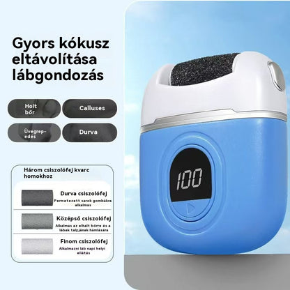 🦶🛁✨ Új elektrós lábcsiszoló, halott bőr eltávolítása a hasadékokból, pedikürhez szánt elektrós lábcsiszoló - 4193744