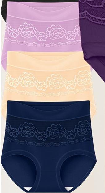 【Vásároljon 3-at és kapjon 3-at ingyen】🩲Nagyméretű, magas derekú hasleszorító női alsónemű