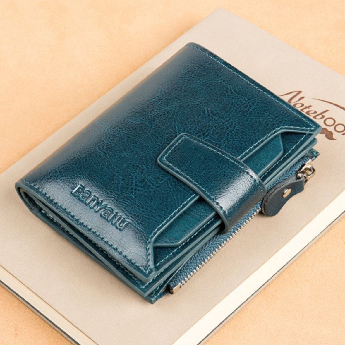 🔥 🔥Nowy model wiosna/lato damski portfel z miękkiej skóry, portfel na karty z wieloma przegrodami