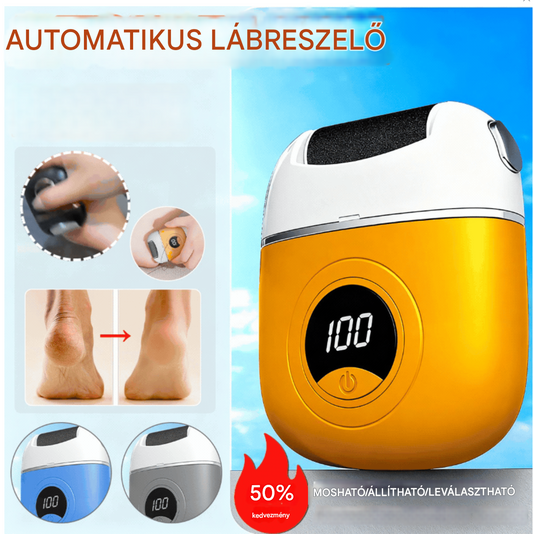 🦶🛁✨ Új elektrós lábcsiszoló, halott bőr eltávolítása a hasadékokból, pedikürhez szánt elektrós lábcsiszoló - 4193744