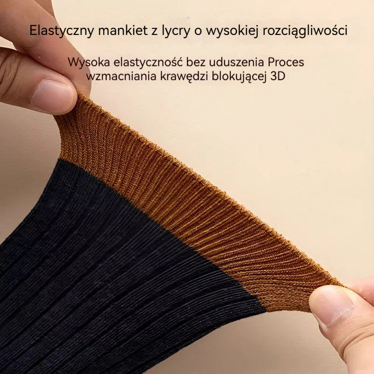 【10 par 】Męskie skarpety antyzapachowe, ciepłe i pochłaniające pot