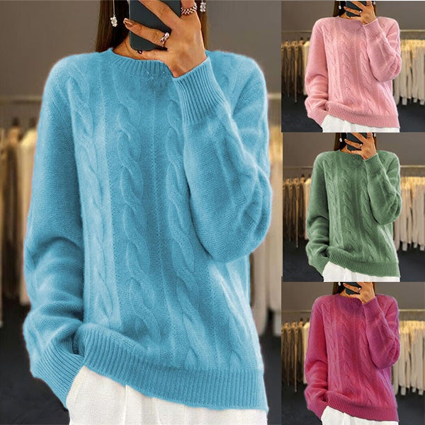 🔥🥼💖【Sezonski popust 】Zimski kašmir pulover 2025 · Topel in mehak za nošenje