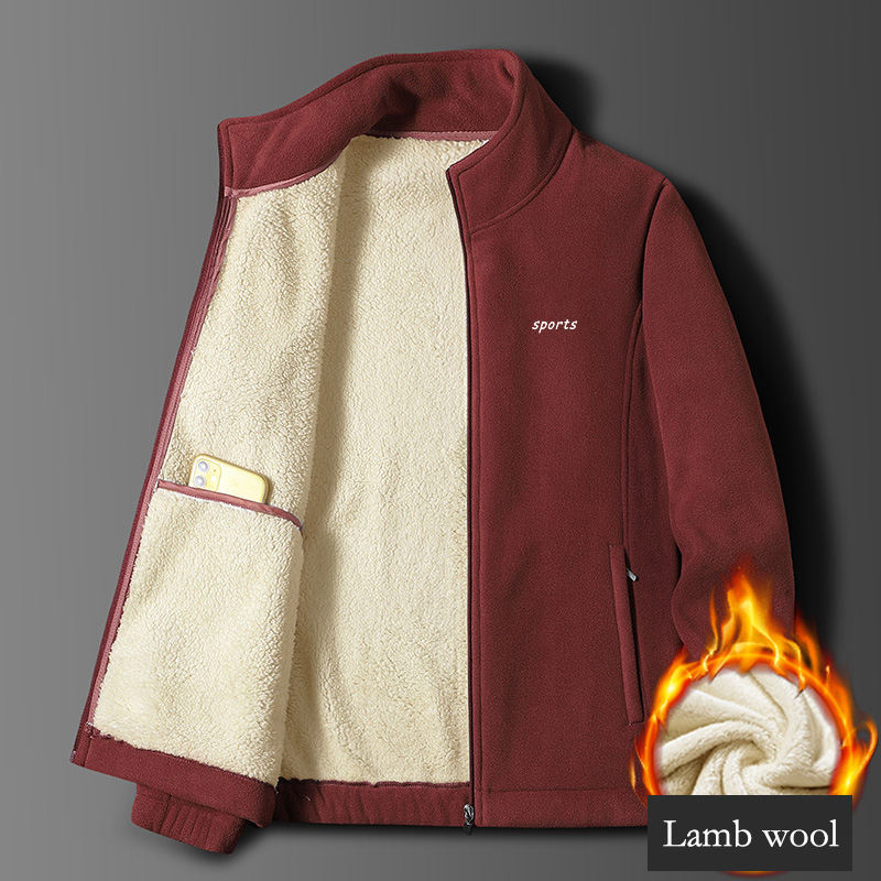 ⛄【M-5XL】Új férfi vastag báránybőr kabát őszi és téli viseletre