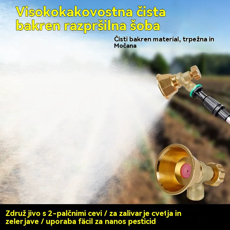 💦【Kupite 1, dobite 1 gratis】Nastavljiva medeninasta namakalna šoba za kmetijsko škropilnico 🌾