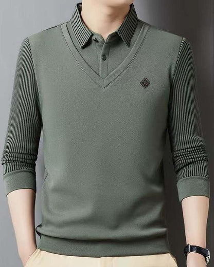 🔥【50% zniżki】【M-4XL】Komplet męski z kaszmiru – Ciepły i elegancki