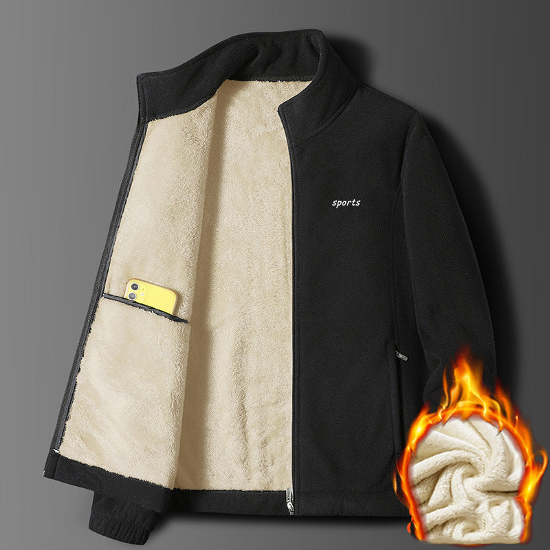 ⛄【M-5XL】Új férfi vastag báránybőr kabát őszi és téli viseletre