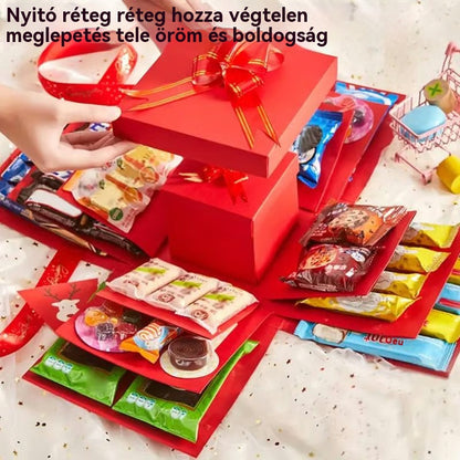 Több mint 50 000 eladott darab! 🎁✨Robbanékony meglepetés ajándékdoboz készlet
