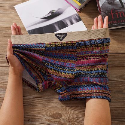 🏆【50-90kg】Nowa męska bielizna z bokserkami w stylu retro