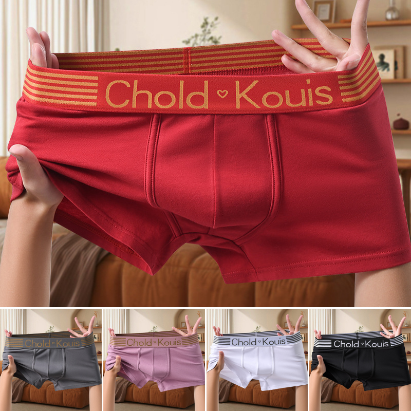 [6 darab] Puha és kényelmes férfi alsónemű tiszta pamutból (L–4XL)