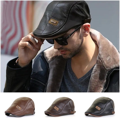 🔥 Retro stílusú, kiváló minőségű, természetes bőrű, mindenhez illeszkedő sapka