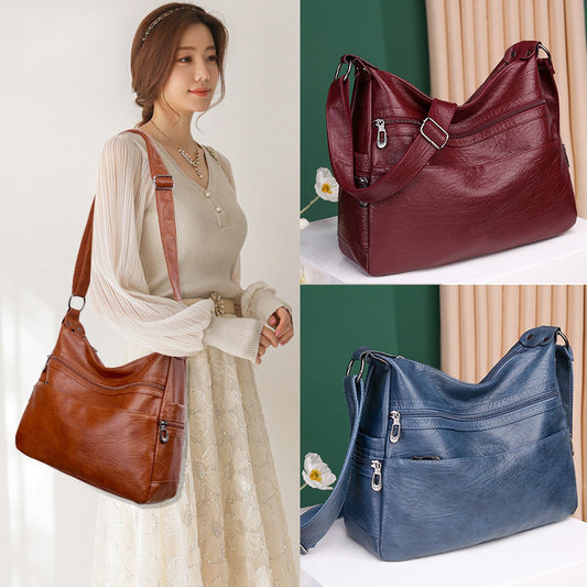 👜💕【Ograniczona czasowo zniżka】✨Nowa modna torba na ramię z 2025 roku, wykonana z miękkiej skóry