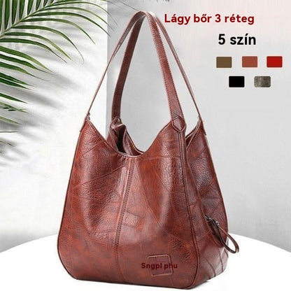 🏆👜2025 új valódi bőr válltáska, kézzel készített, divatos és sokoldalú