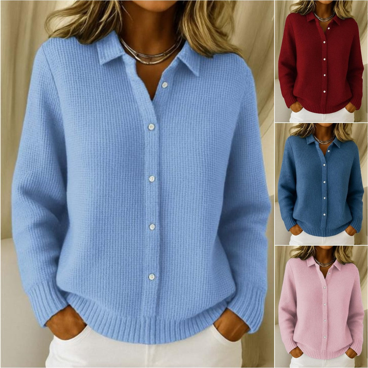 【S-3XL】Nov 2025 pleten kardigan