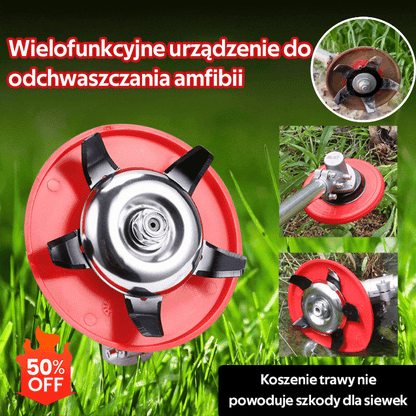 【2 ostrza + osłona】Wielofunkcyjne amfibie urządzenie do pielenia