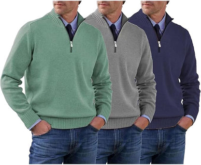 【L-5XL】Népszerű meleg pulóverek szabadalmi zárral az őszre és télre