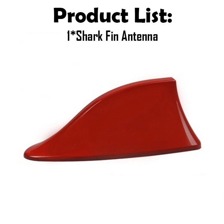 🚗 【Kup 1, a 1 otrzymasz gratis】🚗 Antena samochodowa w kształcie płetwy rekina z dekoracją, uniwersalna antena sygnału radiowego