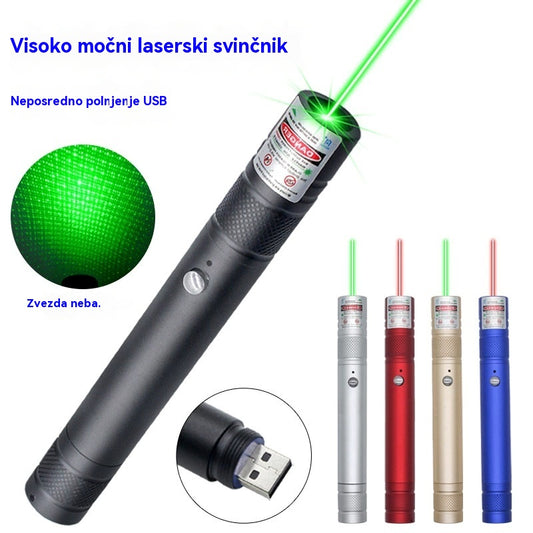 ⚡Prenosno lasersko pozicionirno pero z več vzorci