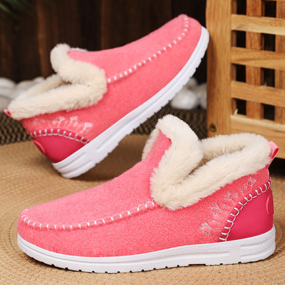 【36-46】🥾🔥Zimowe śniegowce z grubą tkaniną i podszyciem z polaru, zapewniające ciepło i ochronę przed zimnem