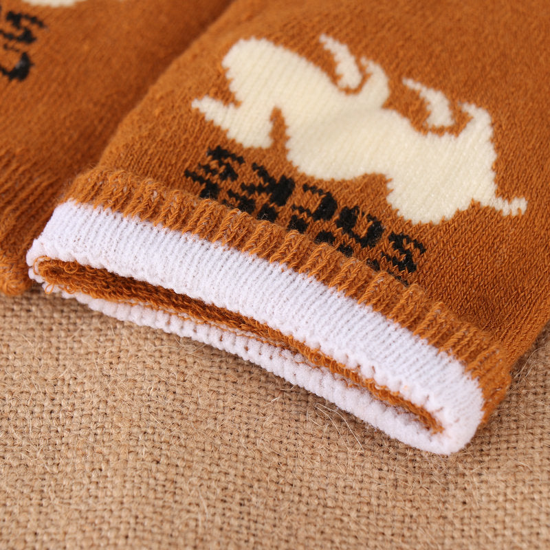 【Kup pięć, otrzymaj pięć gratis 🧦】🔥Grube skarpety dla mężczyzn i kobiet na jesień i zimę, ciepłe bawełniane skarpety z wełnianą podszewką, odpowiednie dla seniorów.