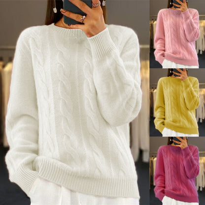 🔥🥼💖【Sezonski popust 】Zimski kašmir pulover 2025 · Topel in mehak za nošenje